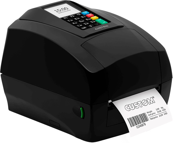 Custom D4 302-K Impresora de Etiquetas
