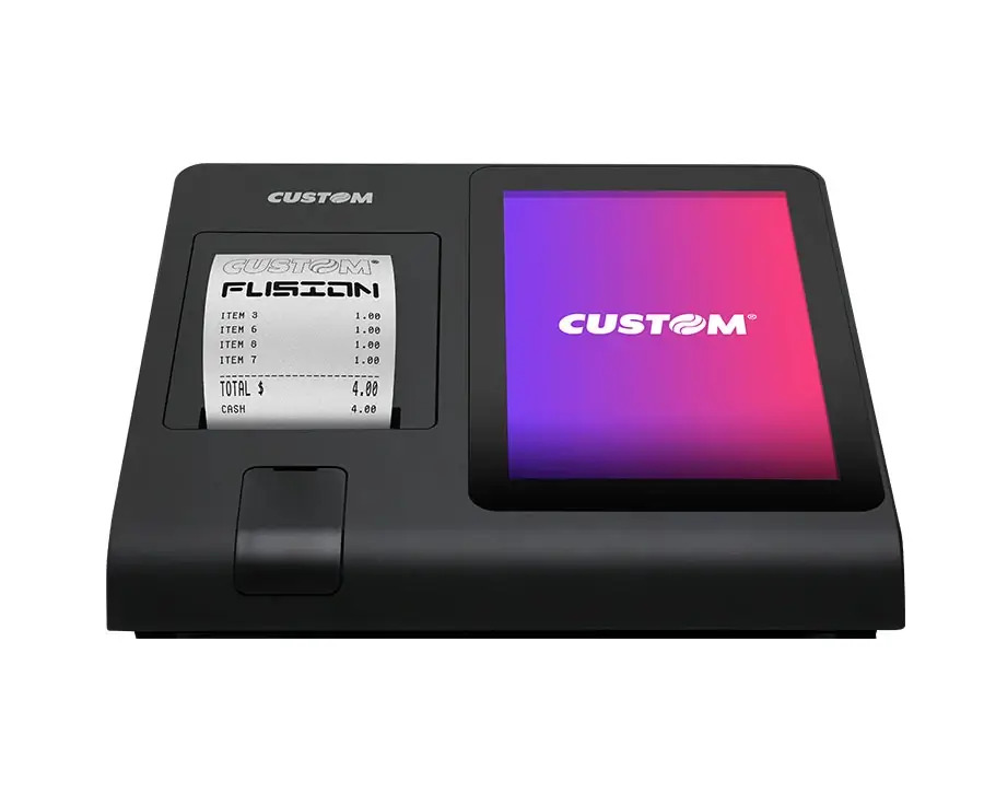 Custom FUSION PC POS 10 todo en uno con Impresora Integrada